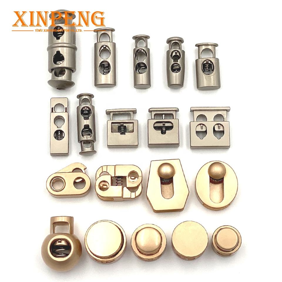 Extension Lock Drawstring Draw Spring Locks Custom Bungee Adjustable Metal Cord Stopper