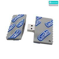Clé USB créative en forme de préservatif en PVC, avec logo personnalisé, clé USB amusante, cadeau, clé USB pour campagne de santé et événement promotionnel