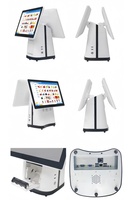Caisse enregistreuse tactile POS 15,6 pouces tout-en-un, sans fil, Bluetooth, WIFI, avec logiciel marketing et imprimante pour la vente au détail