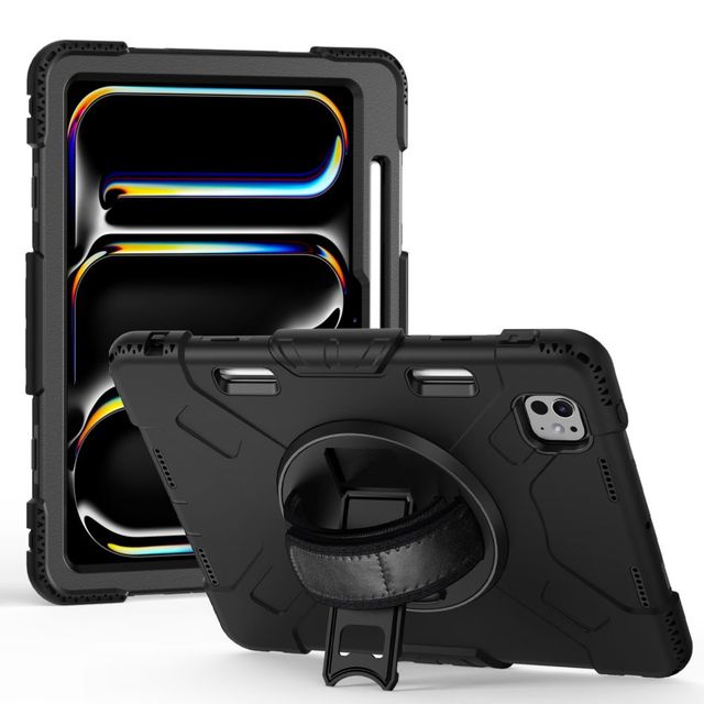 360 Rotating Shockproof Heavy Duty Rugged Protective Tablet ipad Case for Ipad Air 6 Gen Pro 11 13 Inch M2 M4 2024