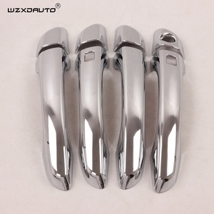 WZXD New Cars Side <b>Door</b> Handle Cover With Smart Hole <b>Trim</b> Accessories ABS Chrome Body Kit 2019 2020 for - Product Image 3