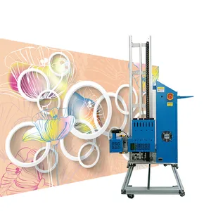 Baishixin Factory Prices Uv Printer Machine 3d Vertical Uv Wall Painting Direct To Wall Writing On Glass Metal