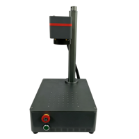 Machine de marquage laser à fibre QR Code de bureau 30W pour le marquage de numéros de série, de dates et de codes-barres sur métal