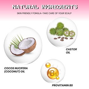 Gel para el cabello con logotipo personalizado, sujeción fuerte, control de bordes, bordes gruesos, Gel para peinar el cabello de larga duración, Gel para el cuidado del crecimiento del cabello - Product Image 2