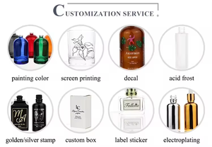 Nouvelle conception de flacon de parfum vide en verre transparent de luxe, 50 ml, 100 ml, flacon de parfum pour femmes avec bouchon à visser - Product Image 6