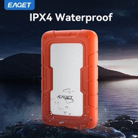EAGET G91 1TB Disco Duro Externo Resistente al Polvo, Agua y Golpes para Portátil USB3.0 5Gbps, Disco Duro Portátil HDD