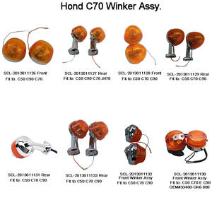 Voyant lumineux lampe avant Winker <span class=keywords><strong>6V</strong></span> 33400-GK6-000 <span class=keywords><strong>clignotant</strong></span> lampe <span class=keywords><strong>moto</strong></span> cadre système d'éclairage C50 C70 C90 Winker Assy - Product Image 5