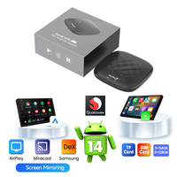 Adaptateur universel Carlinkit Carplay 8G 128G Android 14 sans fil, Android Auto, Mirrorlink, Car Play, boîte Ai, écran OEM, application