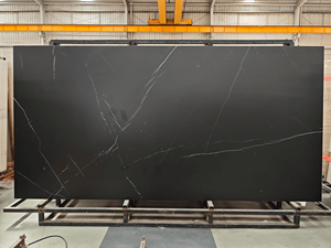 Black Knight, revêtement mural en pierre frittée moderne, <span class=keywords><strong>plan</strong></span> <span class=keywords><strong>de</strong></span> <span class=keywords><strong>travail</strong></span> <span class=keywords><strong>de</strong></span> <span class=keywords><strong>cuisine</strong></span> et hall paysager, grand format <span class=keywords><strong>de</strong></span> dalle - Product Image 3