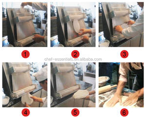 Équipement de boulangerie électrique PFML-DR3S, laminoir à pâte commercial, 18 pouces, rouleau à pâte simple, presse à pâte, pastaline en acier inoxydable - Product Image 6