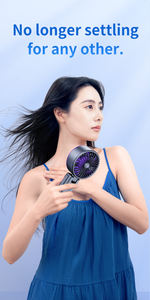 Ventilador de Escritorio Plegable Inalámbrico Recargable de 3600 mAh, Ventilador de Bolsillo Portátil para Exteriores con Viento Fuerte, Mini Ventilador de Verano - Product Image 3