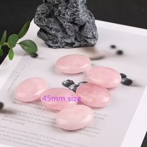 Hot Sale Crystal Palm Rose <strong>Quartz</strong> Pocket Stone Healing <strong>Quartz</strong> Tumbled Natural <strong>Rock</strong> Stone for Gift - Product Image 4