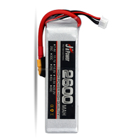 Batterie Lipo FPV légère 2600mAh 2S 25C 7.4V, respectueuse de l'environnement, batterie au lithium-ion pour drone