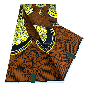 Superbe Tissu Imprimé Wax Holland Ankara 6 Yards, Coton Africain Motif Néerlandais, <span class=keywords><strong>Pagne</strong></span> Africain Idéal pour la Couture et les Loisirs Créatifs - Product Image 2