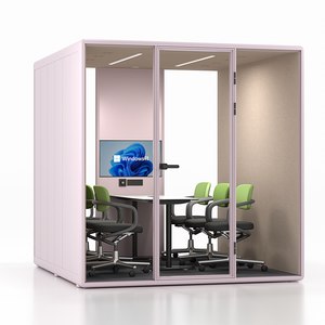 Cabina insonorizzata Mobile per conferenza Business negoziazione Piano silenziatore <span class=keywords><strong>camera</strong></span> per la riduzione del rumore uffici Pod Live Room - Product Image 6