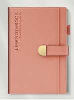 Carnet A5 en PU à motif lychee, couverture rigide, personnalisable avec logo, élégant, haut de gamme, idéal comme cadeau