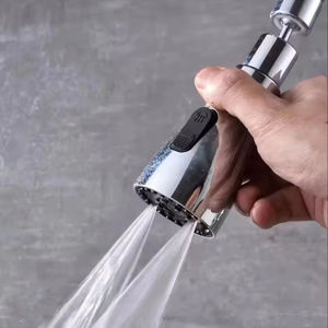 Adaptateur <span class=keywords><strong>de</strong></span> buse <span class=keywords><strong>de</strong></span> robinet universel YF 2026 rotatif à 720° à 3 modes |   Pommeau <span class=keywords><strong>de</strong></span> douche monocommande anti-éclaboussures en ABS brossé, économiseur d'eau - Product Image 5