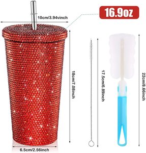 Offre Spéciale <span class=keywords><strong>Fun</strong></span> Tasses Pour Boissons Sans BPA Gym Bouteille D'eau Sports Avec Paille Voyage En Plastique Transparent tasse <span class=keywords><strong>à</strong></span> café - Product Image 4