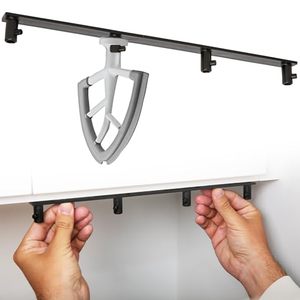 <span class=keywords><strong>Support</strong></span> de robot culinaire multifonctionnel en métal avec 4 crochets de suspension – Solution personnalisée pour ustensiles de cuisine - Product Image 1