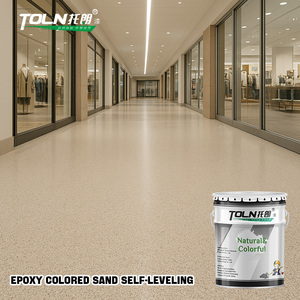 Miễn Phí Mẫu Tự San Lấp Mặt Bằng Đá Cẩm Thạch Hiệu Ứng <span class=keywords><strong>Epoxy</strong></span> Lớp Phủ Sàn Chống Mài Mòn Sàn Cho Nhà Để Đồ & Nhà Máy <span class=keywords><strong>Epoxy</strong></span> Màu Cát - Product Image 1