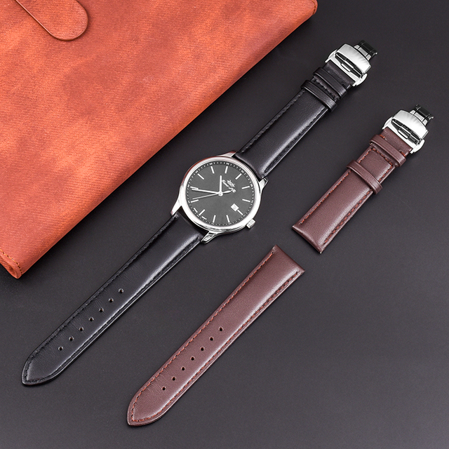 18mm 20mm 22mm Watch Leather Band Classical Genuine Leather Watch Strap