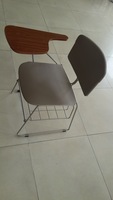 Meubles scolaires, bureau et chaise, table d'étudiant, siège en plastique avec grand tableau d'écriture