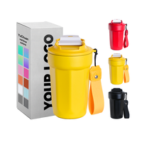 Vaso Térmico de Acero Inoxidable 304 de 450 ml, Diseño Minimalista, para Auto, Regalos Empresariales, Vasos de Plástico Únicos, Último Modelo 2024