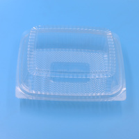 Boîte à gâteau transparente jetable Zhongyi BOPS, emballage alimentaire, impression UV, commande personnalisée acceptée pour sushis, salades, biscuits
