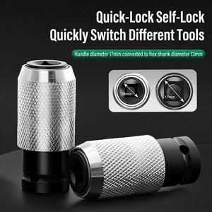 Adaptador de llave eléctrica Lewei para taladro percutor, convertidor de enchufe de grado industrial de acero al carbono para herramientas eléctricas - Product Image 4