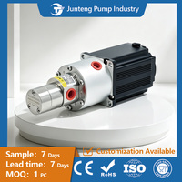 Pompe à engrenages magnétique sans fuite, moteur CC sans balais 24V, basse pression, en acier inoxydable, qualité alimentaire OEM, pour remplissage d'eau pure