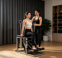 Chaise Wunda Commerciale et Domestique pour Yoga et Fitness – Chaise d'Entraînement Stable et Portable, Réglable pour Studio de Corps Entier