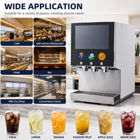Distributeur de boissons froides commercial à écran tactile 3 saveurs, directement de l'usine, pour hôtel, buffet, et magasin de proximité