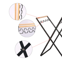 Support de sac poubelle de Camping en métal Portable support de pique-nique en plein air pliable et pliable pour la gestion des ordures ménagères