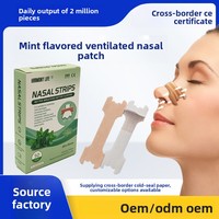 Nouvelles Bandes Nasales en Gros, Patchs Nasaux Parfum Menthe et Lavande, en Boîte, Respirants, Couleur Chair