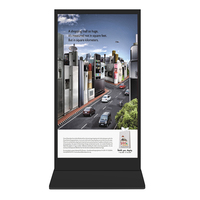 Prix d'usine 43 49 55 65 75 86 pouces portrait publicité android lcd écran d'affichage signalisation numérique kiosque vertical