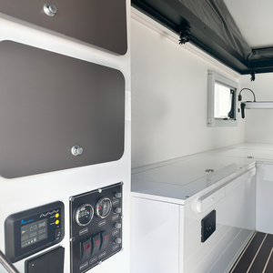 Peso ligero Rv Retro Camper Off Road Overland Mini Offroad Caravan <span class=keywords><strong>4x4</strong></span> Camping Pequeños remolques de viaje todoterreno China para la venta - Product Image 6