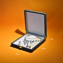 Jewelry Display Box Micro Fiber Jewelry Display Case Necklace Ring Earring Storage Organizer - Product Image 6