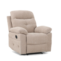 Ensemble de canapés électriques inclinables en cuir, fauteuils inclinables en cuir imperméable, surface facile à nettoyer pour le mobilier de salon