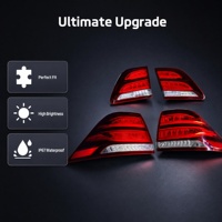 Feux arrière LED de haute qualité pour Mercedes-Benz GLE350 Série (W166), versions extérieures et intérieures gauche et droite, version assombrie