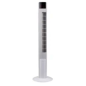 New Model 29 Inch Tower Fans 70 Degree Air Cooling Plastic Oscillation Function Quiet Tower Bladeless Fan