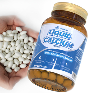 Gélules de calcium liquide pur, vitamine D3, soutien à la solidité osseuse, capsules minérales pour adultes et femmes, expédition rapide, prêtes à être expédiées - Product Image 1