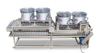 Automatische Fruit-En Groentenrollenwas-En Luchtdroogpluklijn Datum Tomaat Appelaardappelsorteermachine