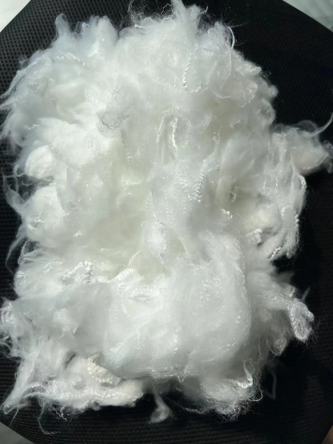 Kualitas Tinggi Grosir Mentah Putih Akrilik Staple Fiber Tow Polyester Staple Fiber untuk Mengisi