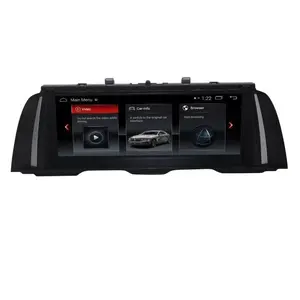10.25 "화면 안드로이드 9.0 자동차 멀티미디어 모니터 BMW 5 시리즈 F10/F11/F07 2013-2016 CIC 시스템, NBT