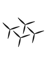 Hélice HQProp 17X8X31 Positive 1 Negative 17 pouces, grande hélice pour Crosser FPV, en fibre de verre et nylon, trois pales