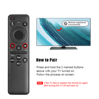 Control Remoto para TV Samsung con Función de Voz, Material Plástico ABS, Carga Solar, Compatible con Todos los Televisores Inteligentes Samsung