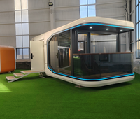 Maison capsule moderne préfabriquée de haute qualité, cabine de luxe, pod de couchage, villa mobile, bureau, appartement, tout en un, portable