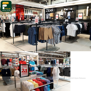 ชั้นวางเสื้อผ้าแบบมุม ประหยัดพื้นที่ สำหรับร้านค้าปลีกเสื้อผ้า - Product Image 6