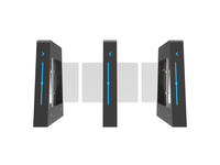 Control de Acceso RFID, Puerta Rápida de Acero Inoxidable, Torniquete Automático, Barrera Abatible, Protección IP65, Seguridad Antipersonas Detrás