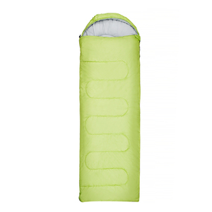Cappuccio regolabile sacco a pelo forma di busta resistente per il campeggio all'aperto erba verde borsa conveniente per i campeggiatori - Product Image 1
